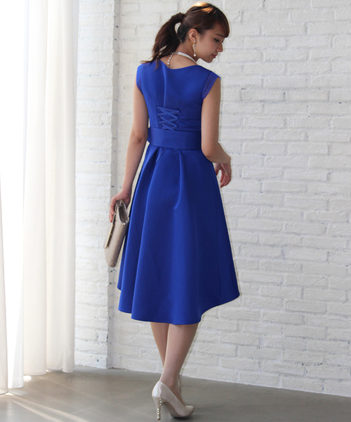 TRUDEA(トルディア)の「ベルテットフィッシュテールワンピース/ 結婚式・成人式・謝恩会ワンピース・パーティードレス(ドレス・レディース・ネイビー/カーキ/ピンク/オレンジ/ブルー/ワイン/サックスブルー・MEDIUM)」の16枚目の写真