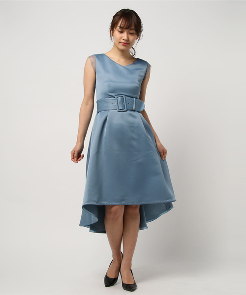 TRUDEA(トルディア)の「ベルテットフィッシュテールワンピース/ 結婚式・成人式・謝恩会ワンピース・パーティードレス(ドレス・レディース・ネイビー/カーキ/ピンク/オレンジ/ブルー/ワイン/サックスブルー・MEDIUM)」の14枚目の写真
