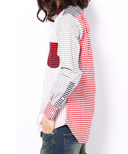 MIDWEST（ミッドウエスト）の「THOM BROWNE スタンドギンガムパッチ（シャツ/ブラウス・メンズ・その他・1/0）」の2枚目の写真