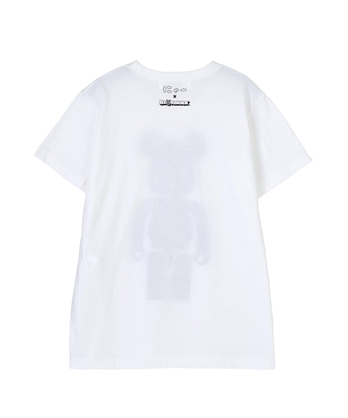 新品タグ付HYS × BE@RBRICK コラボ ベア ブリック Pt Tシャツ Unisex bearbrick embroidery Tshirts ユニセックス男女兼用ベア