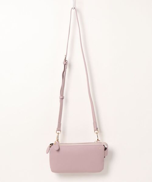 VitaFelice（ヴィータフェリーチェ）の「本革ミニお財布ショルダーポシェット（財布・レディース・ブラック/グレー/レッド/グレー系その他/ベージュ/オフホワイト/ワイン/アッシュグレー/パープル/ネイビー/ブラウン系その他/ブルー/ラベンダー/カーキ/パープル系その他/シルバー/グリーン・FREE）」の13枚目の写真