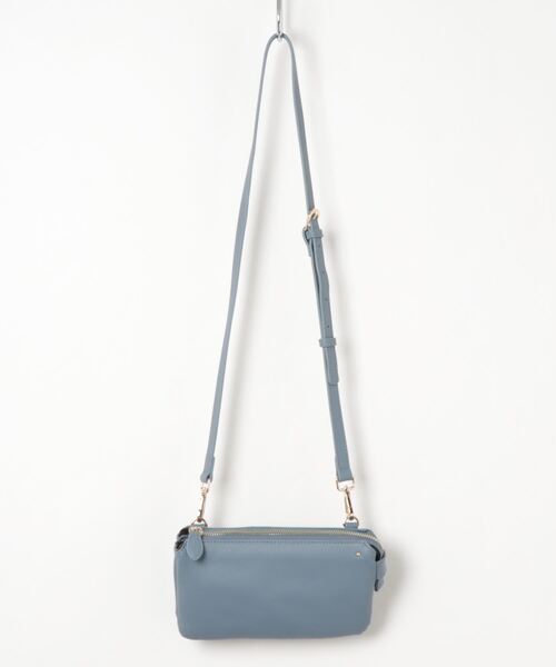 VitaFelice（ヴィータフェリーチェ）の「本革ミニお財布ショルダーポシェット（財布・レディース・ブラック/グレー/レッド/グレー系その他/ベージュ/オフホワイト/ワイン/アッシュグレー/パープル/ネイビー/ブラウン系その他/ブルー/ラベンダー/カーキ/パープル系その他/シルバー/グリーン・FREE）」の11枚目の写真