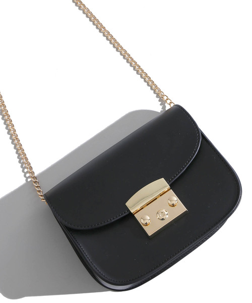 WEGO(ウィゴー)の「WEGO/ミニチェーンショルダーバッグ(ショルダーバッグ・レディース・ブラック/シルバー/その他1/ライトピンク・FREE)」の2枚目の写真