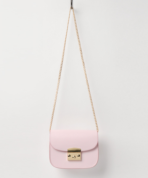 WEGO(ウィゴー)の「WEGO/ミニチェーンショルダーバッグ(ショルダーバッグ・レディース・ブラック/シルバー/その他1/ライトピンク・FREE)」の7枚目の写真