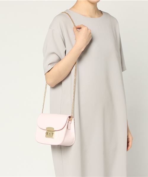 WEGO(ウィゴー)の「WEGO/ミニチェーンショルダーバッグ(ショルダーバッグ・レディース・ブラック/シルバー/その他1/ライトピンク・FREE)」の12枚目の写真