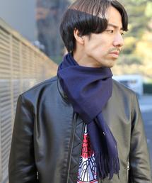 coen | カラーニットマフラー(マフラー)