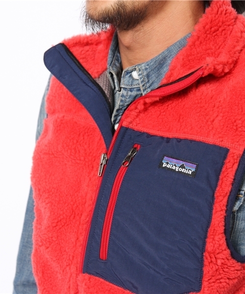 BEAMS（ビームス）の「Patagonia / Classic Retro-X Vest（ベスト・メンズ・ナチュラル/ブラック/レッド・X-SMALL/SMALL/MEDIUM）」の7枚目の写真
