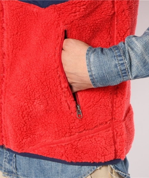 BEAMS（ビームス）の「Patagonia / Classic Retro-X Vest（ベスト・メンズ・ナチュラル/ブラック/レッド・X-SMALL/SMALL/MEDIUM）」の9枚目の写真