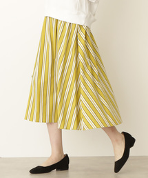 N.（N. Natural Beauty Basic） | ◆タイプライターストライプミモレスカート(スカート)