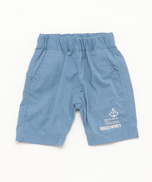 RUGGEDWORKS(ラゲッドワークス)の「ポリデニムポケッタブルハーフパンツ(その他パンツ・キッズ・ダークインディゴブルー/コバルトブルー・120cm/90cm/110cm/140cm/100cm/130cm/80cm)」の6枚目の写真