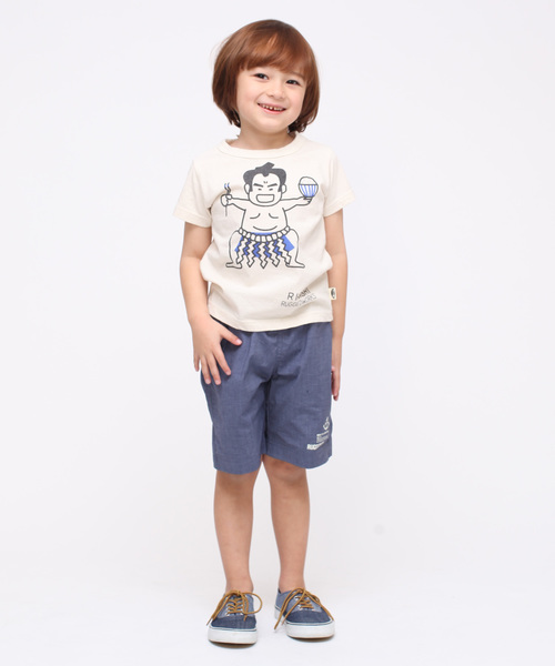 RUGGEDWORKS(ラゲッドワークス)の「ポリデニムポケッタブルハーフパンツ(その他パンツ・キッズ・ダークインディゴブルー/コバルトブルー・120cm/90cm/110cm/140cm/100cm/130cm/80cm)」の7枚目の写真