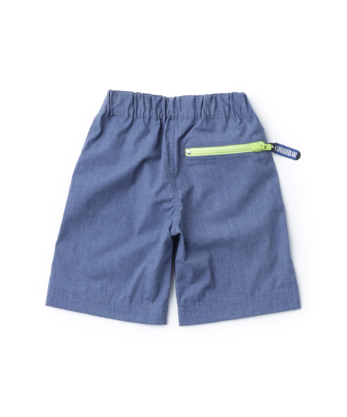 RUGGEDWORKS(ラゲッドワークス)の「ポリデニムポケッタブルハーフパンツ(その他パンツ・キッズ・ダークインディゴブルー/コバルトブルー・120cm/90cm/110cm/140cm/100cm/130cm/80cm)」の8枚目の写真