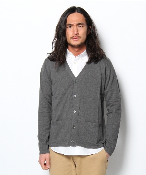 BEAMS（ビームス）の「○O.12G EMB C/GN（カーディガン/ボレロ・メンズ・ライトグレー/ブラック/ネイビー・SMALL/MEDIUM/LARGE/X-LARGE）」の3枚目の写真