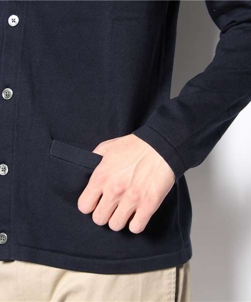 BEAMS（ビームス）の「○O.12G EMB C/GN（カーディガン/ボレロ・メンズ・ライトグレー/ブラック/ネイビー・SMALL/MEDIUM/LARGE/X-LARGE）」の9枚目の写真