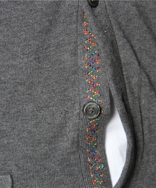 BEAMS（ビームス）の「○O.12G EMB C/GN（カーディガン/ボレロ・メンズ・ライトグレー/ブラック/ネイビー・SMALL/MEDIUM/LARGE/X-LARGE）」の13枚目の写真