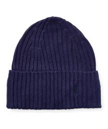 POLO RALPH LAUREN | リブニット リネン ハット(ニットキャップ/ビーニー)