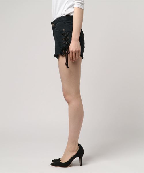 BILLABONG(ビラボン)の「BILLABONG レディース サイドレースアップショーツ(その他パンツ・レディース・インディゴブルー/ブラック・MEDIUM/SMALL)」の3枚目の写真