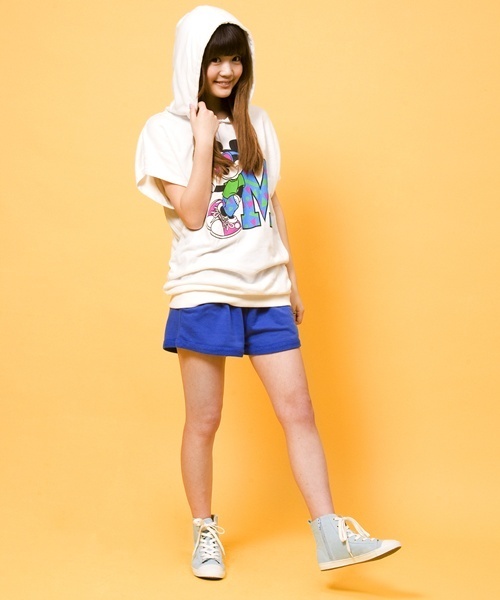 WEGO（ウィゴー）の「WEGO/スウェットショートパンツ（その他パンツ・レディース・ライム/ブルー/ライトピンク/オフホワイト/ブラック・FREE）」の17枚目の写真