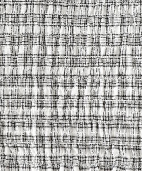 LOWRYS FARM（ローリーズファーム）の「チェックシャーリングブラウス　796640（シャツ/ブラウス・レディース・オフホワイト/イエロー/ブルー・MEDIUM/LARGE）」の15枚目の写真