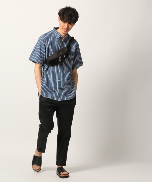 GLOBAL WORK(グローバルワーク)の「デニムシャツ半袖/788441(シャツ/ブラウス・メンズ・スカイブルー/ブルー/ブルー系その他7・LARGE/SMALL/X-LARGE/MEDIUM)」の10枚目の写真