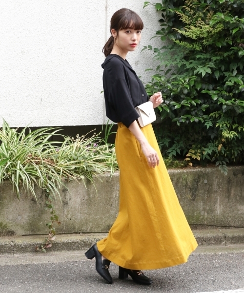 LOWRYS FARM（ローリーズファーム）の「カイキンシャツ／ＳＳ　802639（シャツ/ブラウス・レディース・ブラック/ベージュ/カーキ・FREE）」の13枚目の写真