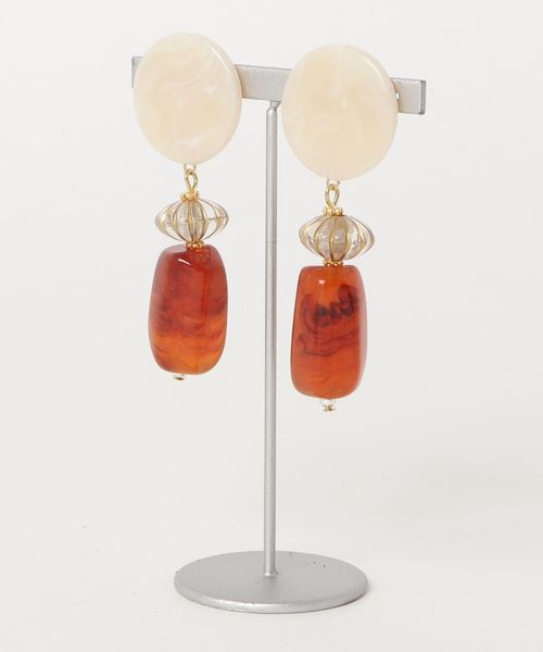 tone(トーン)の「【manatula】アンティーク大振りカボションピアス(ピアス(両耳用)・レディース・その他1/その他2/その他3/その他4・FREE)」の1枚目の写真