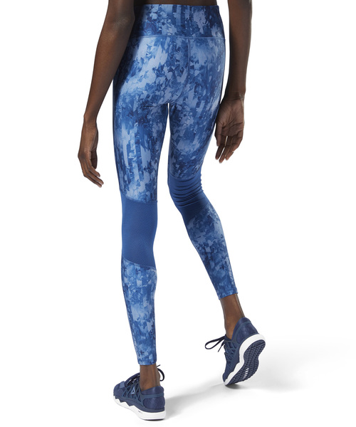 Reebok(リーボック)の「ランニング ロングタイツ(レギンス/スパッツ・レディース・ライトグレー/ブルー・MEDIUM/X-LARGE/X-SMALL/XXX-LARGE/XXXXX-LARGE)」の5枚目の写真