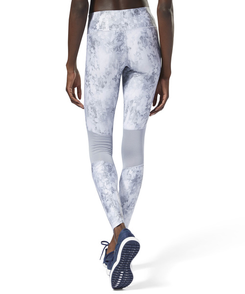 Reebok(リーボック)の「ランニング ロングタイツ(レギンス/スパッツ・レディース・ライトグレー/ブルー・MEDIUM/X-LARGE/X-SMALL/XXX-LARGE/XXXXX-LARGE)」の12枚目の写真