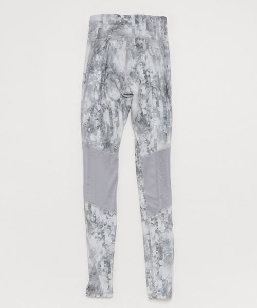 Reebok(リーボック)の「ランニング ロングタイツ(レギンス/スパッツ・レディース・ライトグレー/ブルー・MEDIUM/X-LARGE/X-SMALL/XXX-LARGE/XXXXX-LARGE)」の3枚目の写真