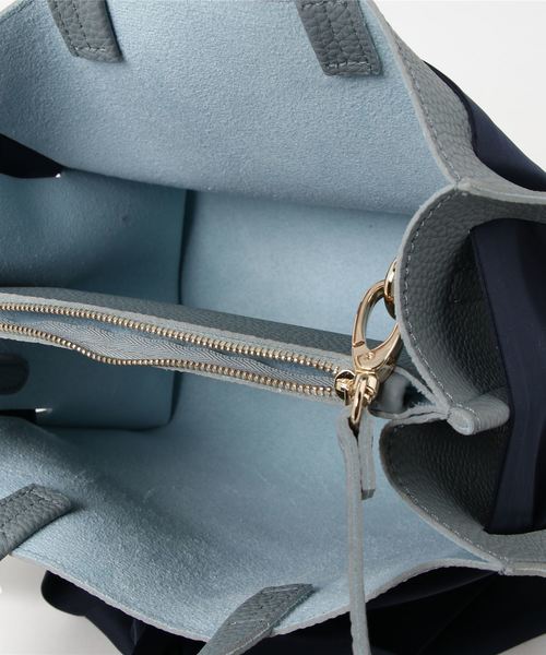 CURI BISCUI（キュリ　ビスキュイ）の「サテンリボンモチーフ付トートバッグ（ハンドバッグ・レディース・ブラック/グレー/ブルー/ピンク系その他・FREE）」の10枚目の写真