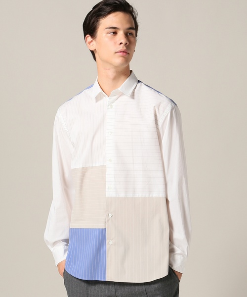 JOINT WORKS（ジョイントワークス）の「スミダシャツ SWITCH REG LS SHIRT 02（シャツ/ブラウス・メンズ・ホワイト/ブルー・MEDIUM/LARGE）」の2枚目の写真