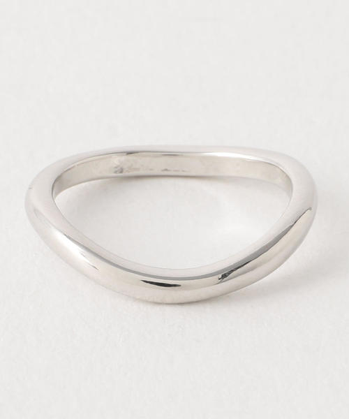 BEAUTY&YOUTH UNITED ARROWS（ビューティーアンドユースユナイテッドアローズ）の「BY メタル 3連カーブリング о（リング・レディース・その他1・9）」の4枚目の写真