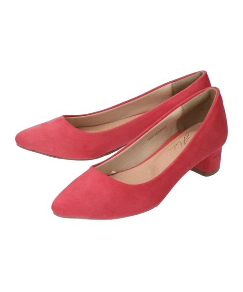 AMERICAN HOLIC（アメリカンホリック）の「フェイクスエードベーシックパンプス＊（パンプス・レディース・ブラック/ネイビー/ピンク/ベージュ系その他・S/M/L）」の5枚目の写真