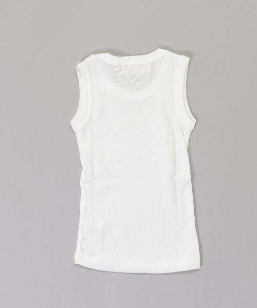 THE CASUAL(カジュアル)の「テレコレギュラータンクトップ キッズ(タンクトップ・キッズ・ブラック/オフホワイト/チャコールグレー/杢グレー/グリーン/カーキ/ネイビー/マスタード/ピンク/レッド・110cm/150cm/140cm/160cm/130cm/120cm)」の11枚目の写真