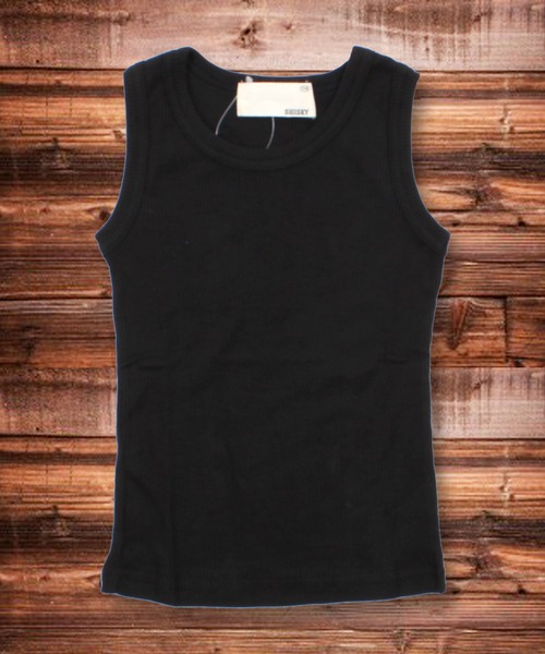 THE CASUAL(カジュアル)の「テレコレギュラータンクトップ キッズ(タンクトップ・キッズ・ブラック/オフホワイト/チャコールグレー/杢グレー/グリーン/カーキ/ネイビー/マスタード/ピンク/レッド・110cm/150cm/140cm/160cm/130cm/120cm)」の3枚目の写真