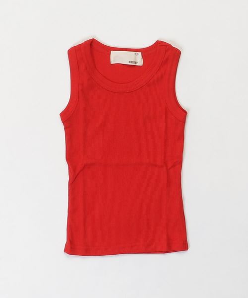 THE CASUAL(カジュアル)の「テレコレギュラータンクトップ キッズ(タンクトップ・キッズ・ブラック/オフホワイト/チャコールグレー/杢グレー/グリーン/カーキ/ネイビー/マスタード/ピンク/レッド・110cm/150cm/140cm/160cm/130cm/120cm)」の21枚目の写真