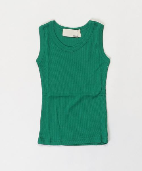 THE CASUAL(カジュアル)の「テレコレギュラータンクトップ キッズ(タンクトップ・キッズ・ブラック/オフホワイト/チャコールグレー/杢グレー/グリーン/カーキ/ネイビー/マスタード/ピンク/レッド・110cm/150cm/140cm/160cm/130cm/120cm)」の20枚目の写真