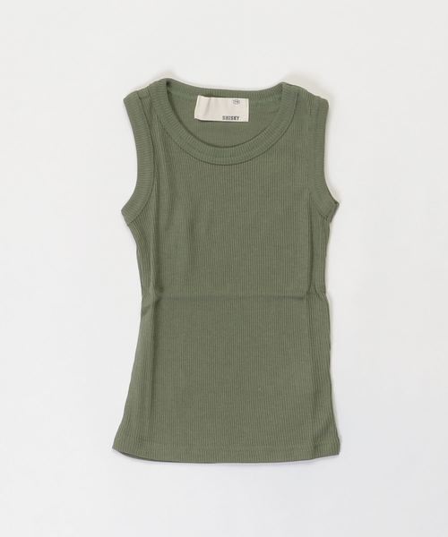 THE CASUAL(カジュアル)の「テレコレギュラータンクトップ キッズ(タンクトップ・キッズ・ブラック/オフホワイト/チャコールグレー/杢グレー/グリーン/カーキ/ネイビー/マスタード/ピンク/レッド・110cm/150cm/140cm/160cm/130cm/120cm)」の19枚目の写真