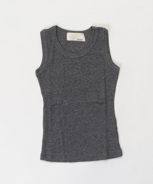 THE CASUAL(カジュアル)の「テレコレギュラータンクトップ キッズ(タンクトップ・キッズ・ブラック/オフホワイト/チャコールグレー/杢グレー/グリーン/カーキ/ネイビー/マスタード/ピンク/レッド・110cm/150cm/140cm/160cm/130cm/120cm)」の17枚目の写真