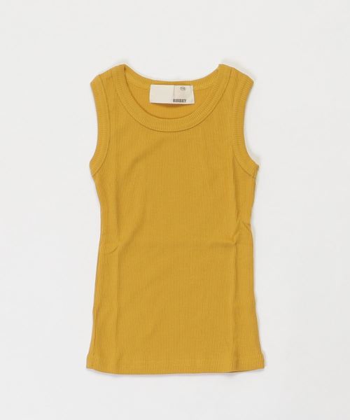 THE CASUAL(カジュアル)の「テレコレギュラータンクトップ キッズ(タンクトップ・キッズ・ブラック/オフホワイト/チャコールグレー/杢グレー/グリーン/カーキ/ネイビー/マスタード/ピンク/レッド・110cm/150cm/140cm/160cm/130cm/120cm)」の13枚目の写真