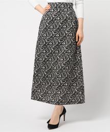 archives | 花柄ロングセミフレアスカート(スカート)