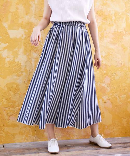 Chaco closet（チャコ クローゼット）の「ストライプギャザー