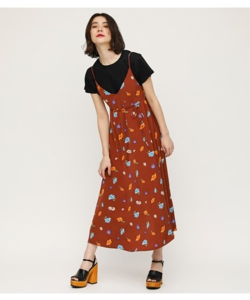 セール Vernal Flower Cache Coeur Op ワンピース ワンピース Sly スライ のファッション通販 Zozotown