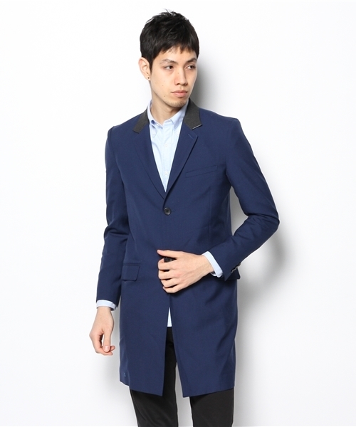 And A(アンドエー)の「WOOLトロチェスターCOAT(チェスターコート・メンズ・グレー/グリーン/ネイビー・44/42)」の3枚目の写真