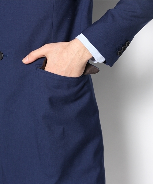 And A(アンドエー)の「WOOLトロチェスターCOAT(チェスターコート・メンズ・グレー/グリーン/ネイビー・44/42)」の12枚目の写真