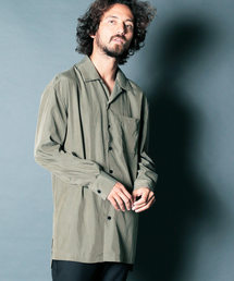 【Magine】MODAL CHIFFON BIG SHIRTS BLOUSON:モダールシフォン ビックシャツ 19SS