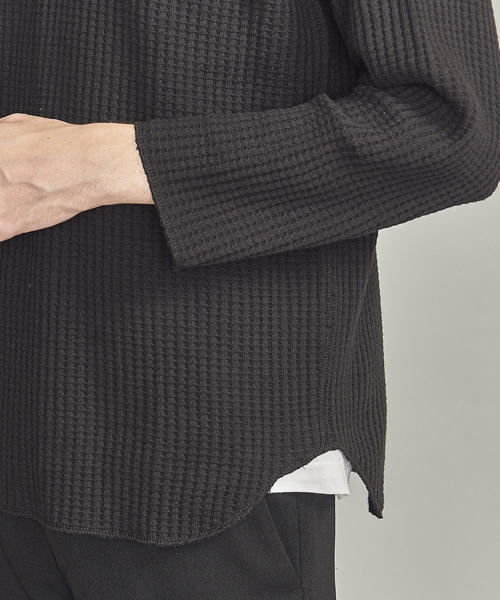 BEAUTY&YOUTH UNITED ARROWS（ビューティーアンドユースユナイテッドアローズ）の「BY 10oz ヘビーウェイト サーマル（Tシャツ/カットソー・メンズ・ホワイト/ライトグレー/ブラック・XL/L/S/M）」の19枚目の写真