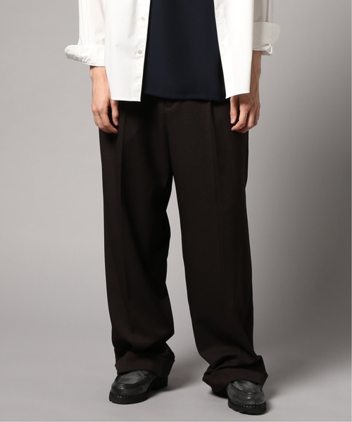 KAIKO（カイコー）の「KAIKO / カイコー WIDE SLACKS（その他パンツ・メンズ・ブラウン/ブラック/チャコールグレー・3/2）」の3枚目の写真