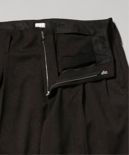 KAIKO（カイコー）の「KAIKO / カイコー WIDE SLACKS（その他パンツ・メンズ・ブラウン/ブラック/チャコールグレー・3/2）」の13枚目の写真