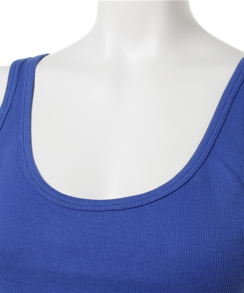 WEGO（ウィゴー）の「WEGO/テレコクロップドタンクトップ（タンクトップ・レディース・オフホワイト/ブラック/ブラック系その他/ライム/ブルー/チェック・FREE）」の10枚目の写真